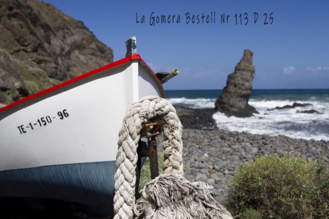 Fischerboot auf La Gomera, Kanaren
