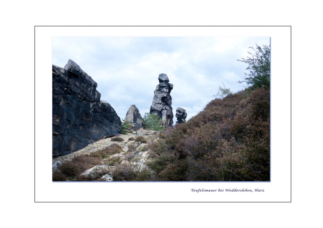 Kalendermotiv,Postkartenmotiv,Teufelsmauer bei Wedersleben,Harz,Naturfoto,Naturmotive,Bilderverkauf,